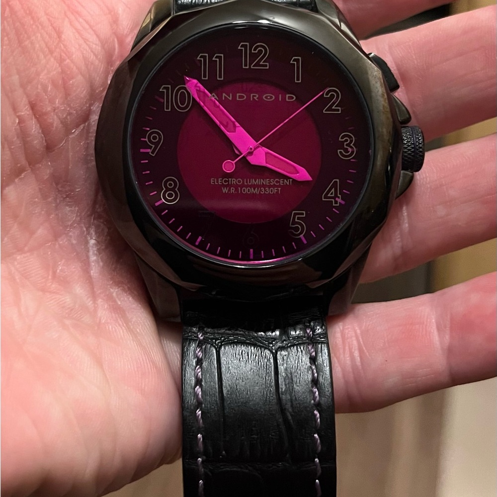 Android AD494 42mm Sport Watch – Burgundy Dial, Quartz, 100m Water Resistant